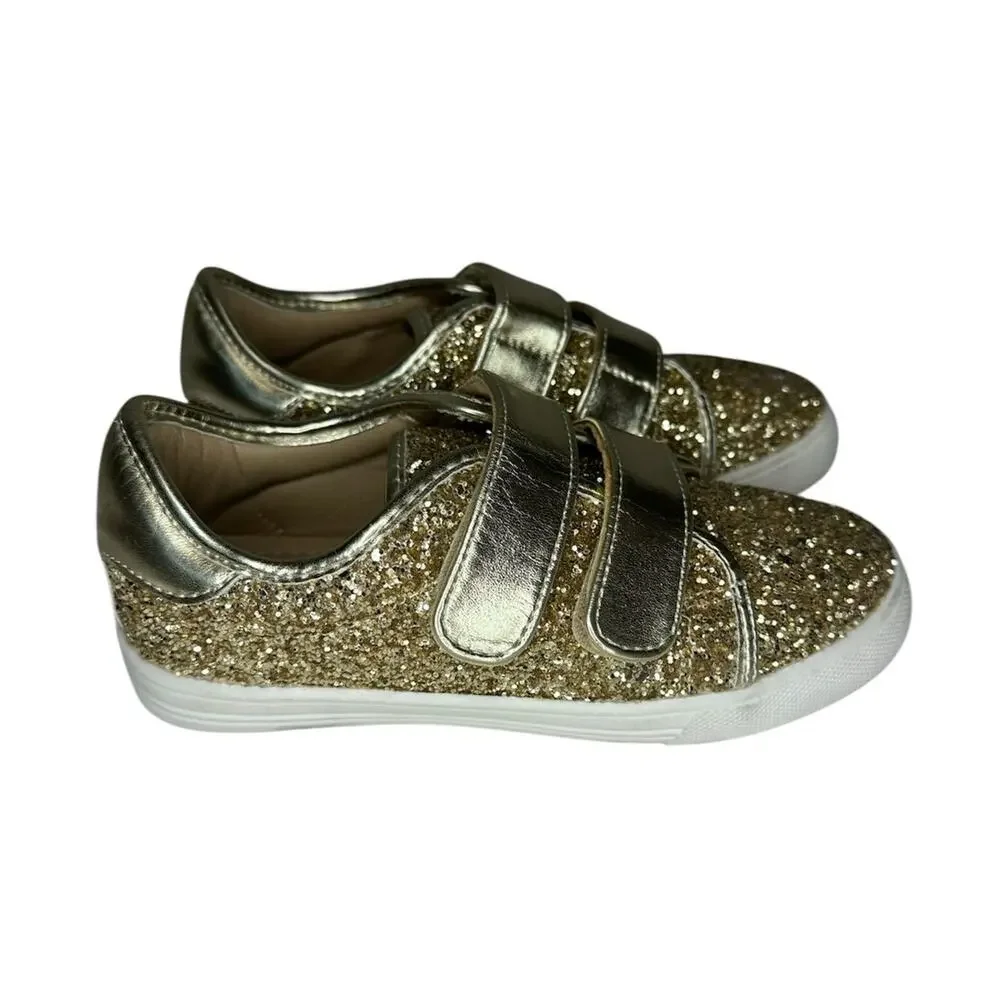 Felix & Flora Glittery T-Strap Sneakers Size 12